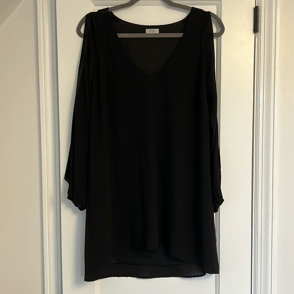 Shifting Dears Black Long Sleeve Dress, Size Small